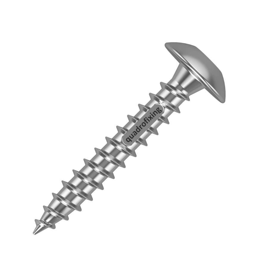 Nerezový vrut 6 mm, talířová hlava (50 ks)
