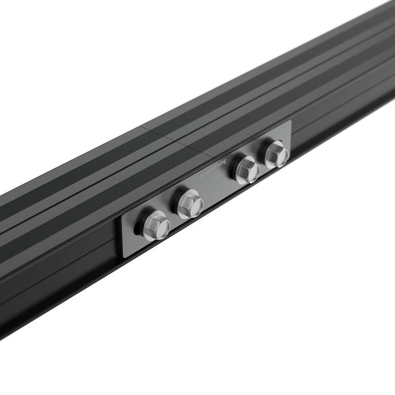 Hliníkový profil na terasy černý 24x40x4000 mm | QFX-ALU 24 BLACK 1