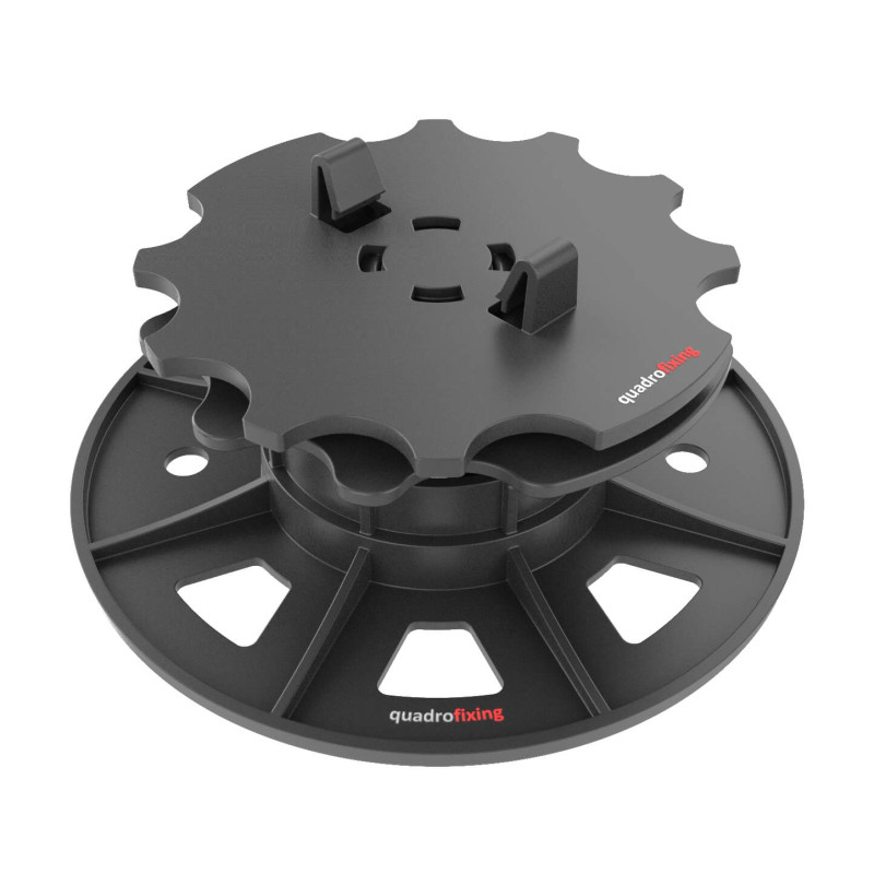 Rektifikační terč samonivelační EUROTEC BASE SL 32–47 mm pro hliníkový profil QFX-ALU