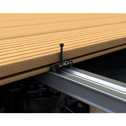 Terasový nerezový klip - EUROTEC M-Clip (200 ks + vruty) 4