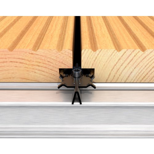 Terasový nerezový klip - EUROTEC M-Clip (200 ks + vruty) 2