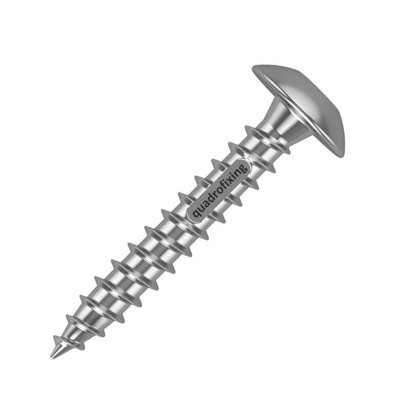 Nerezový vrut 6 mm, talířová hlava (50 ks)